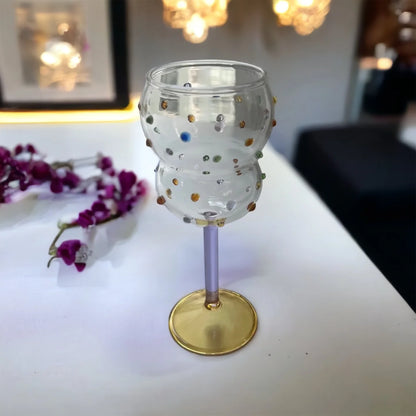 Colourful Gem Cocktail Glass