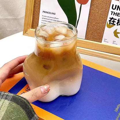 Cute Booty Shaped Glass Cup