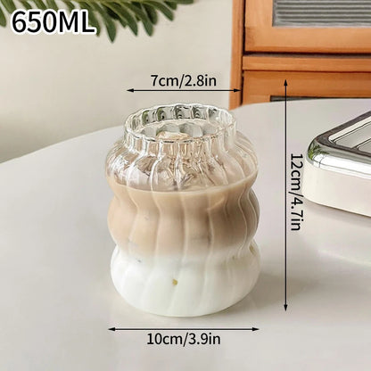 Irregular Shaped Heat Resistant Glass Cups