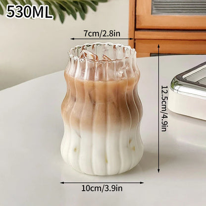 Irregular Shaped Heat Resistant Glass Cups