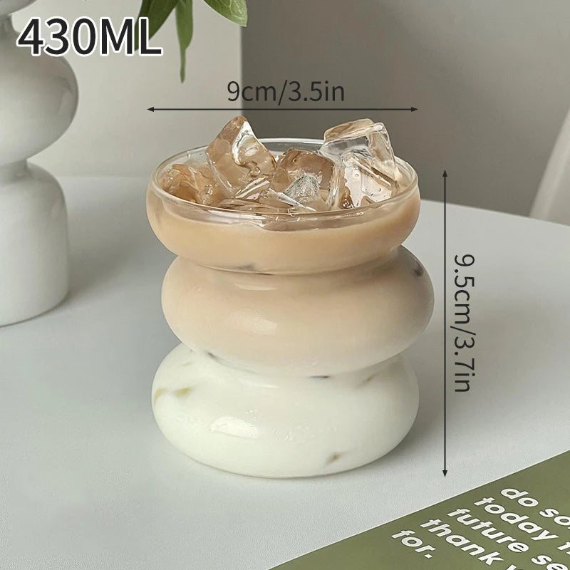 Irregular Shaped Heat Resistant Glass Cups