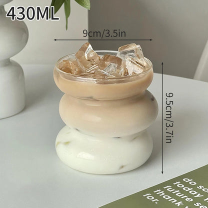 Irregular Shaped Heat Resistant Glass Cups