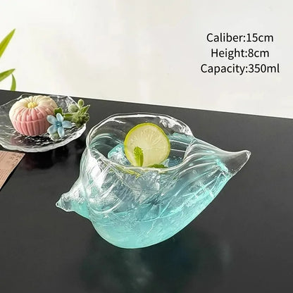 Transparent Conch Cup Shell Cocktail Glass