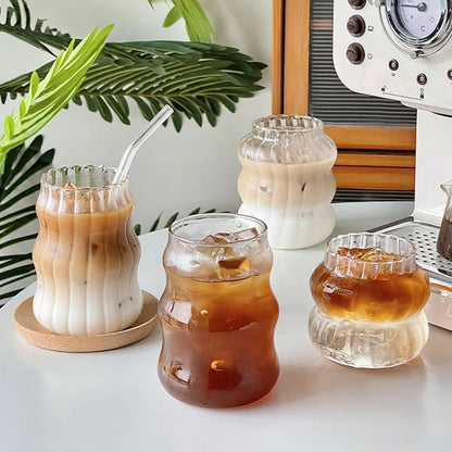 Irregular Shaped Heat Resistant Glass Cups