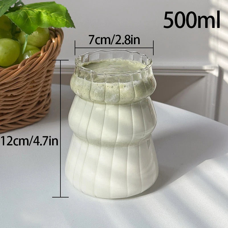 Irregular Shaped Heat Resistant Glass Cups