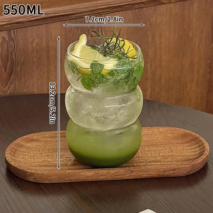 Irregular Shaped Heat Resistant Glass Cups