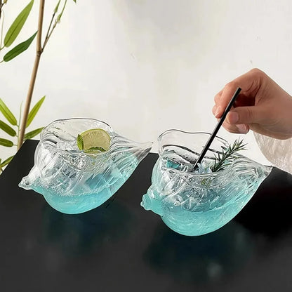 Transparent Conch Cup Shell Cocktail Glass