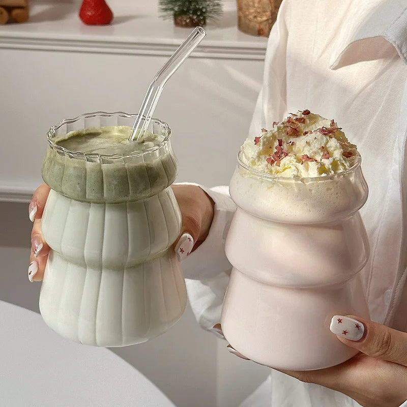 Irregular Shaped Heat Resistant Glass Cups