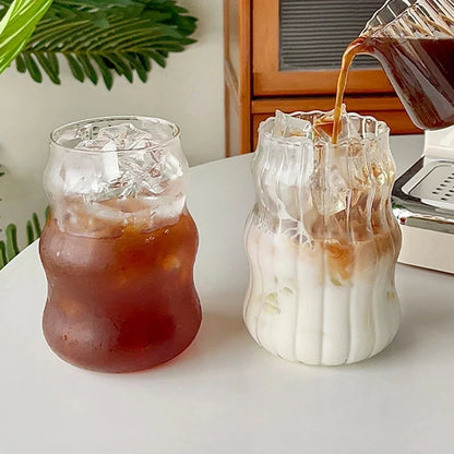 Irregular Shaped Heat Resistant Glass Cups