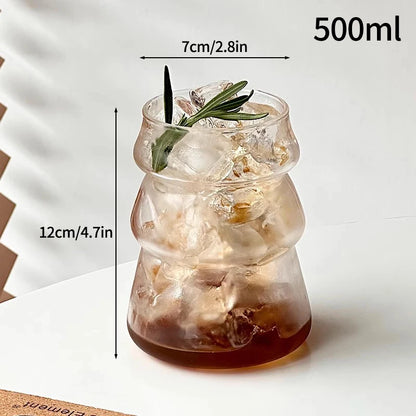 Irregular Shaped Heat Resistant Glass Cups