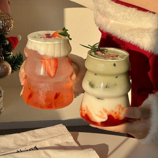 Irregular Shaped Heat Resistant Glass Cups