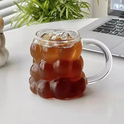 Irregular Shaped Heat Resistant Glass Mugs