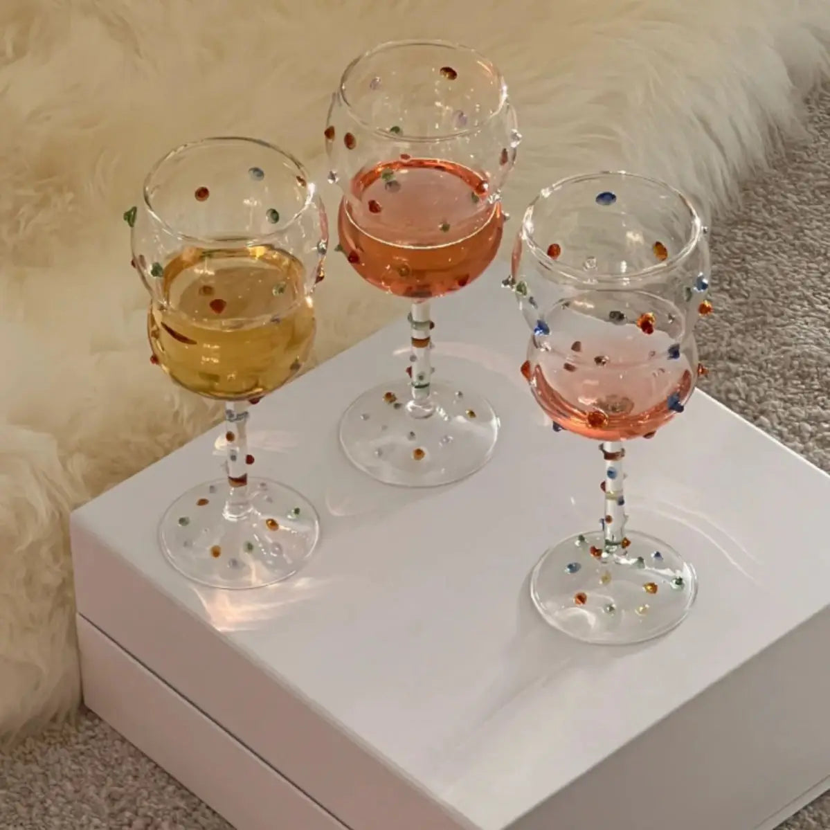 Colourful Gem Cocktail Glass