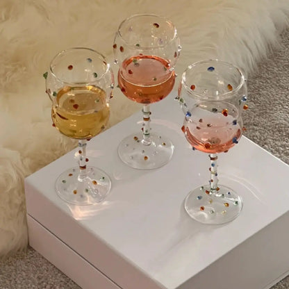 Colourful Gem Cocktail Glass