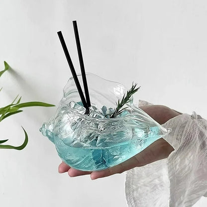 Transparent Conch Cup Shell Cocktail Glass