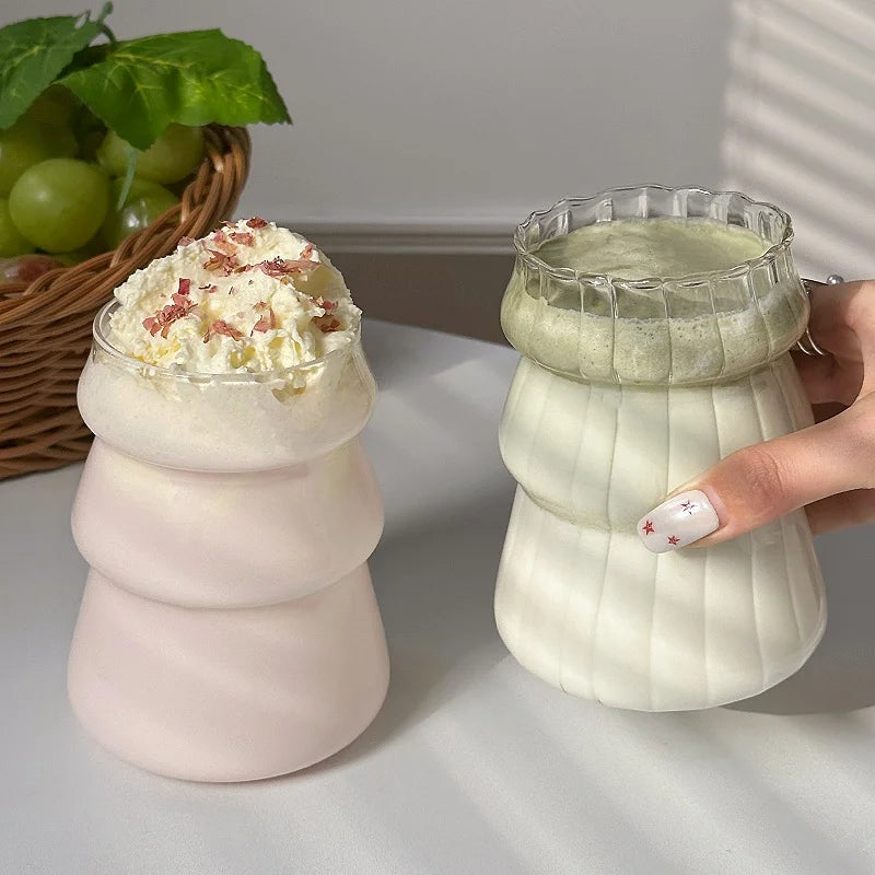 Irregular Shaped Heat Resistant Glass Cups