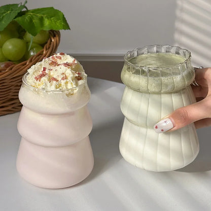 Irregular Shaped Heat Resistant Glass Cups