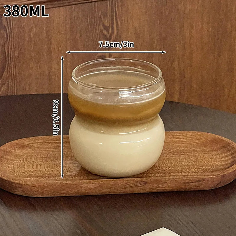 Irregular Shaped Heat Resistant Glass Cups