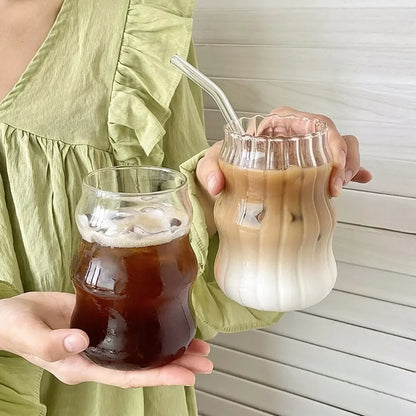 Irregular Shaped Heat Resistant Glass Cups
