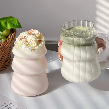 Irregular Shaped Heat Resistant Glass Cups