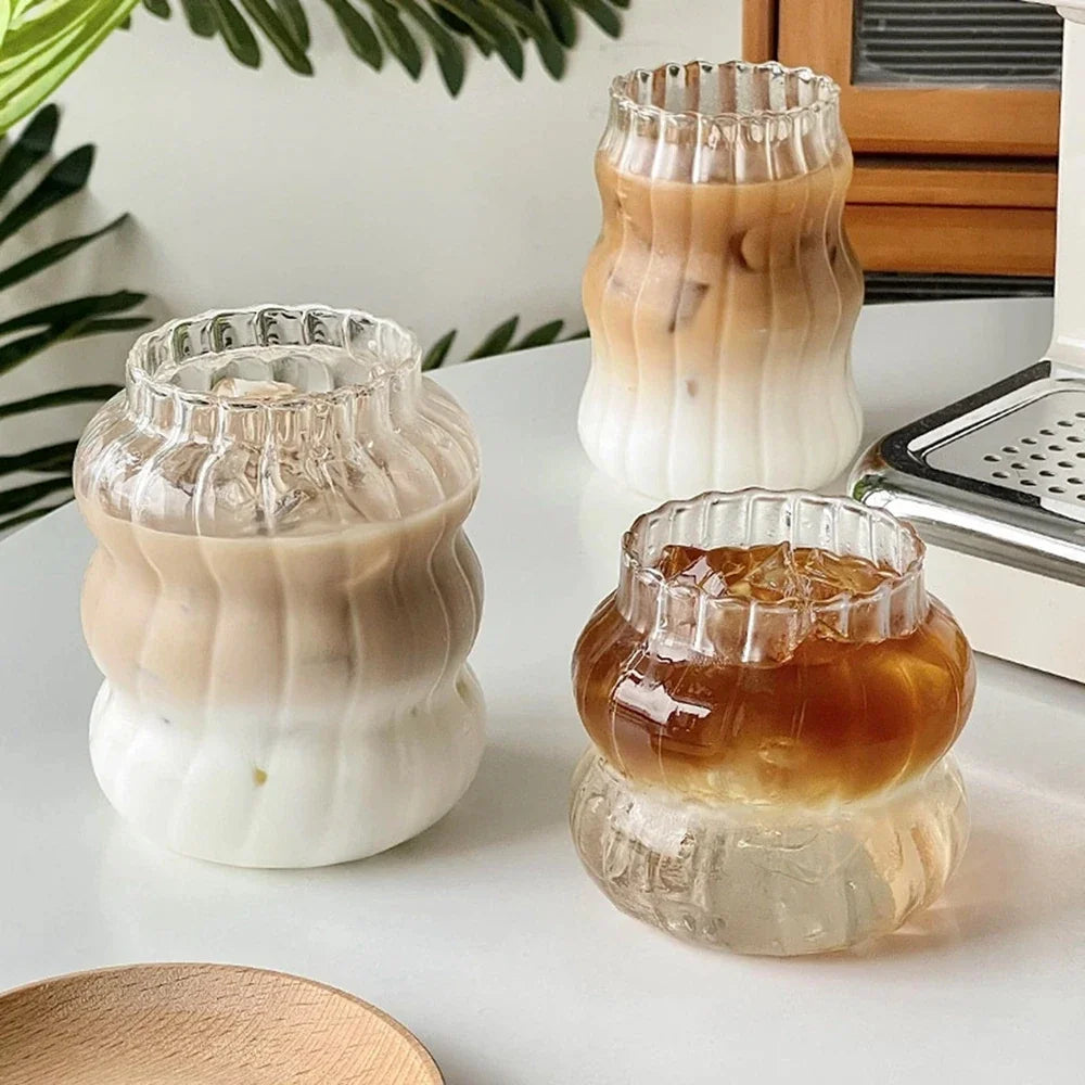 Irregular Shaped Heat Resistant Glass Cups