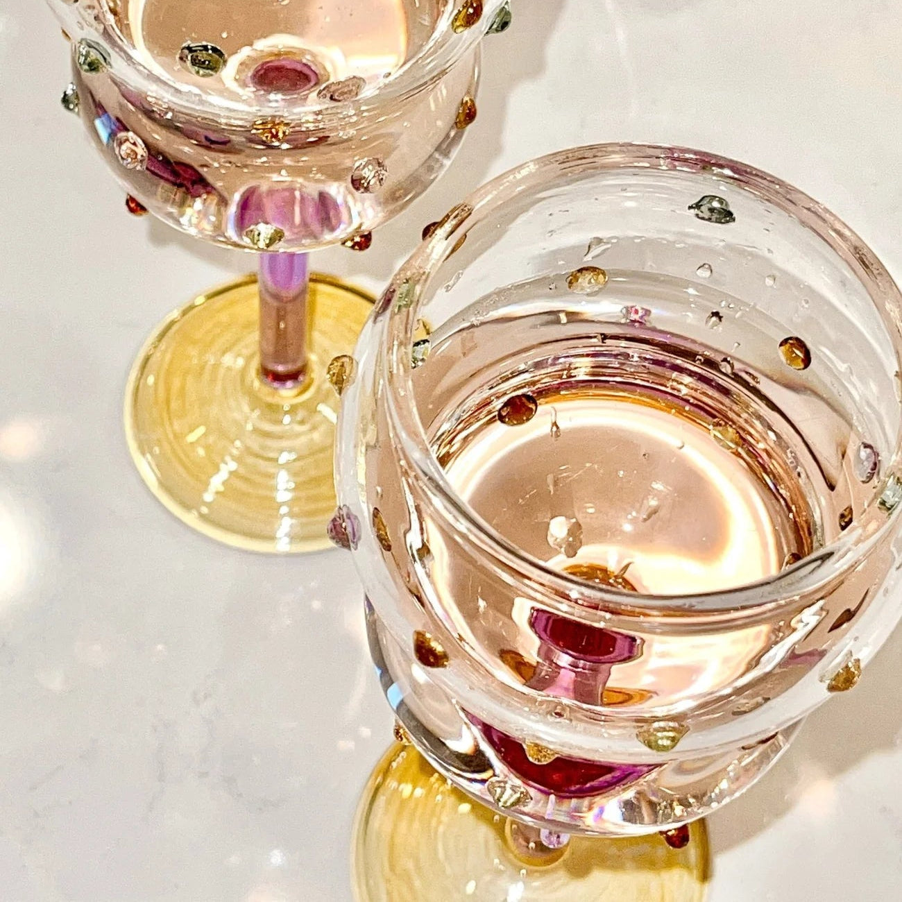 Colourful Gem Cocktail Glass